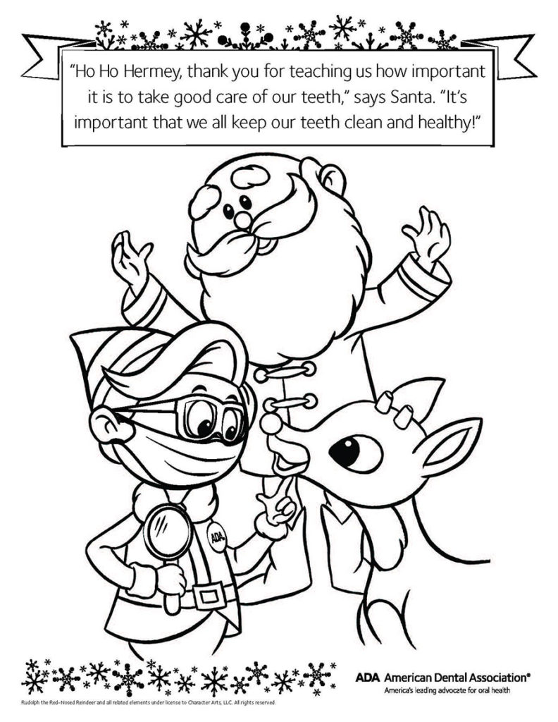 elf coloring sheet graphic